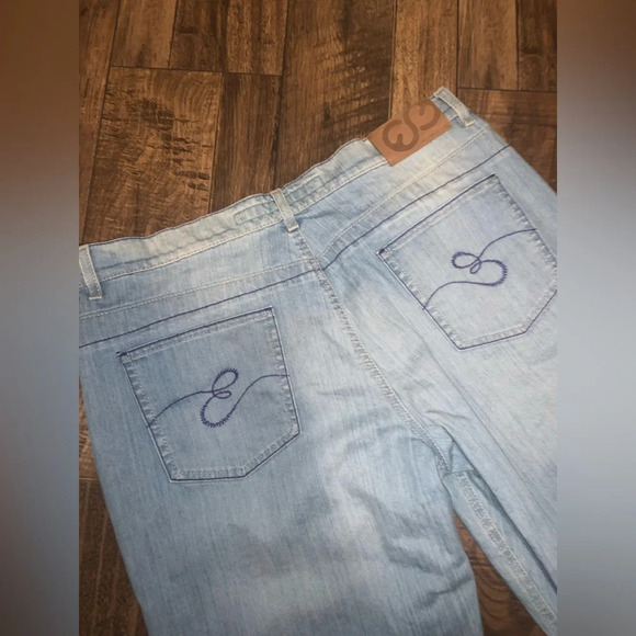 Escada sport Linda Jean light  blue fall 46 y2k casual   denim designer rare - Picture 6 of 6